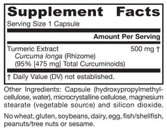 Jarrow Formulas tabla nutricional legible para comprobar ingredientes y dosis
