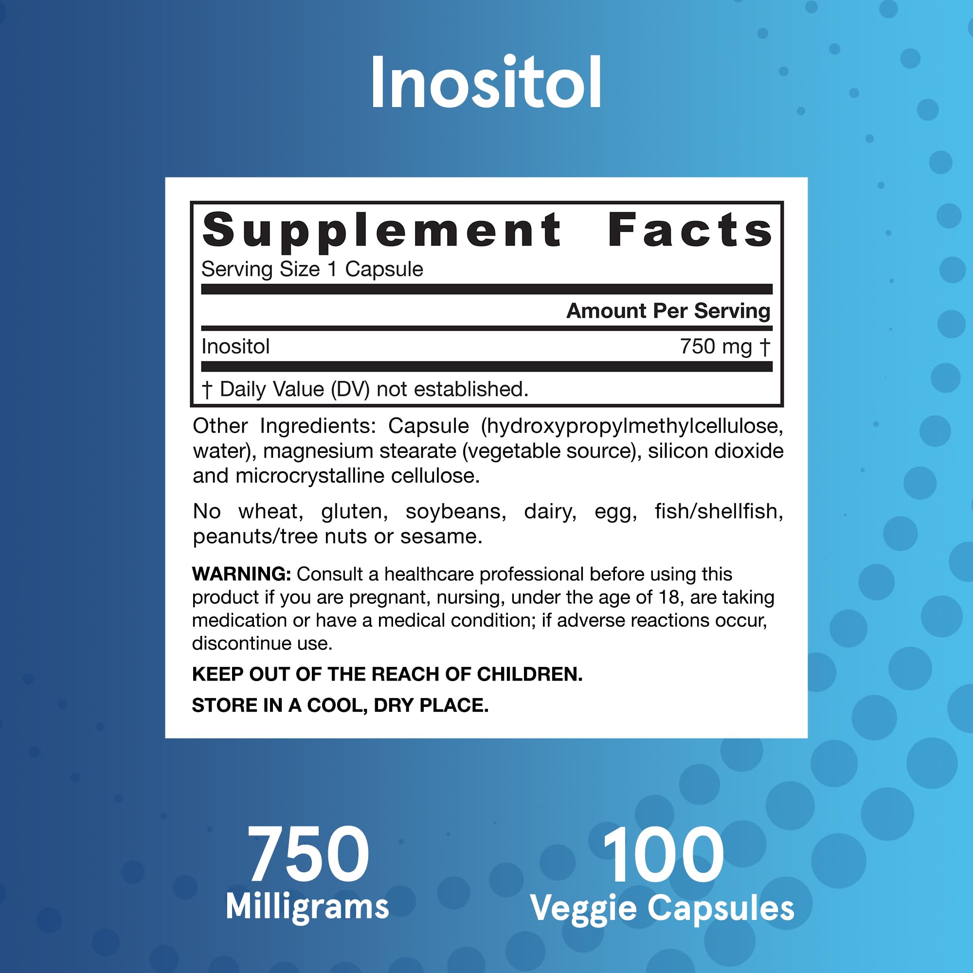 Jarrow Formulas etiqueta nutricional en primer plano que destaca ingredientes