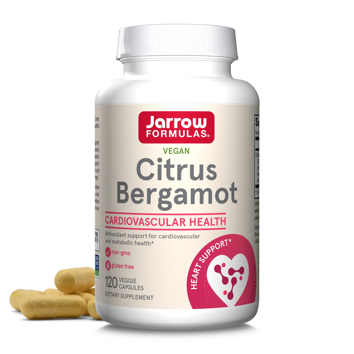 Jarrow Formulas frente del envase mostrando la marca y beneficios