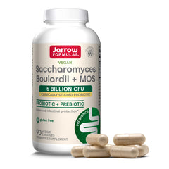 Jarrow Formulas frente del envase mostrando 90 cápsulas y beneficios claros