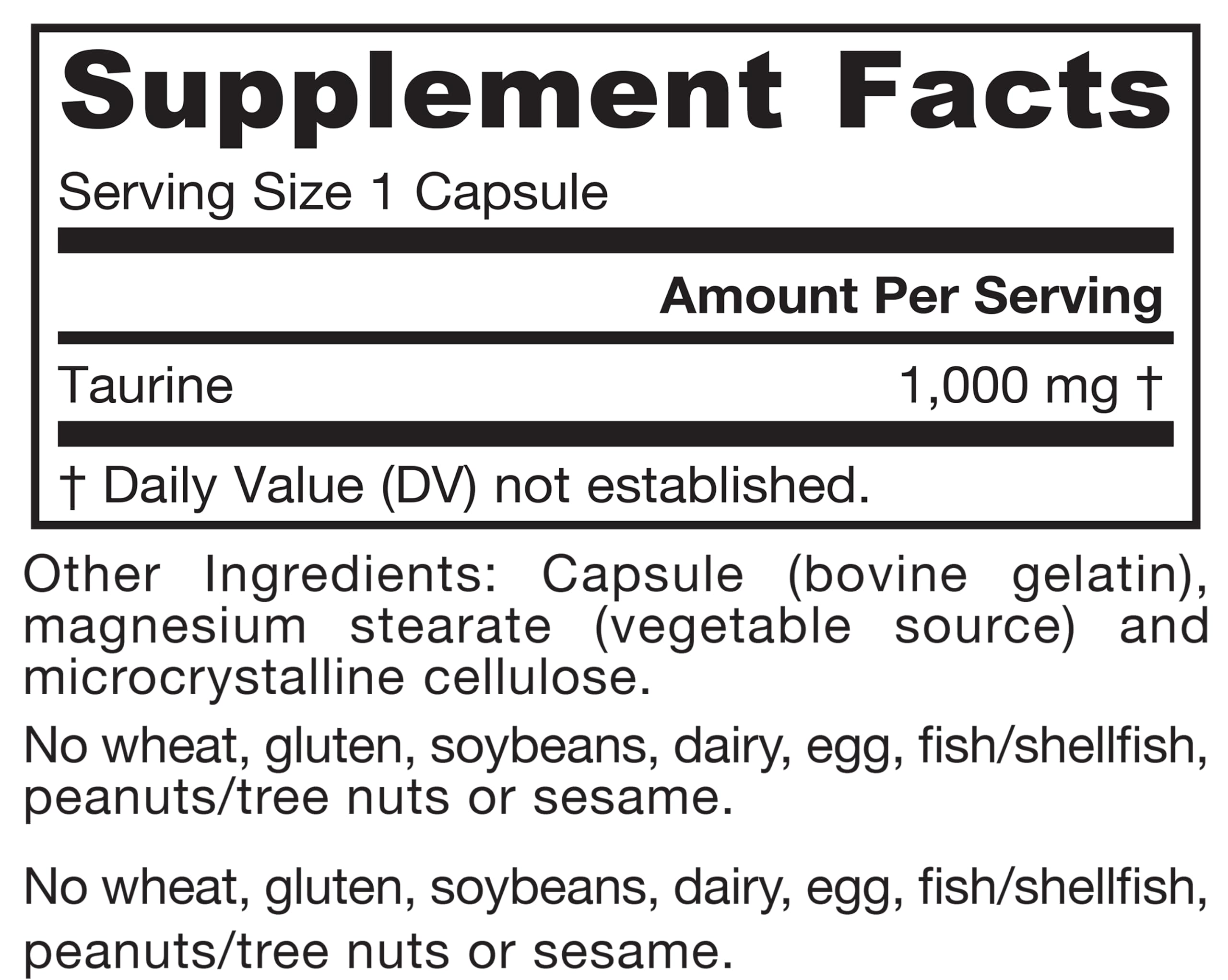 Jarrow Formulas primer plano de ingredientes e información de calidad