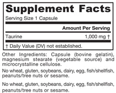 Jarrow Formulas primer plano de ingredientes e información de calidad