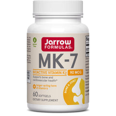 Jarrow Formulas frasco frontal mostrando 60 softgels y etiqueta clara, comodidad diaria