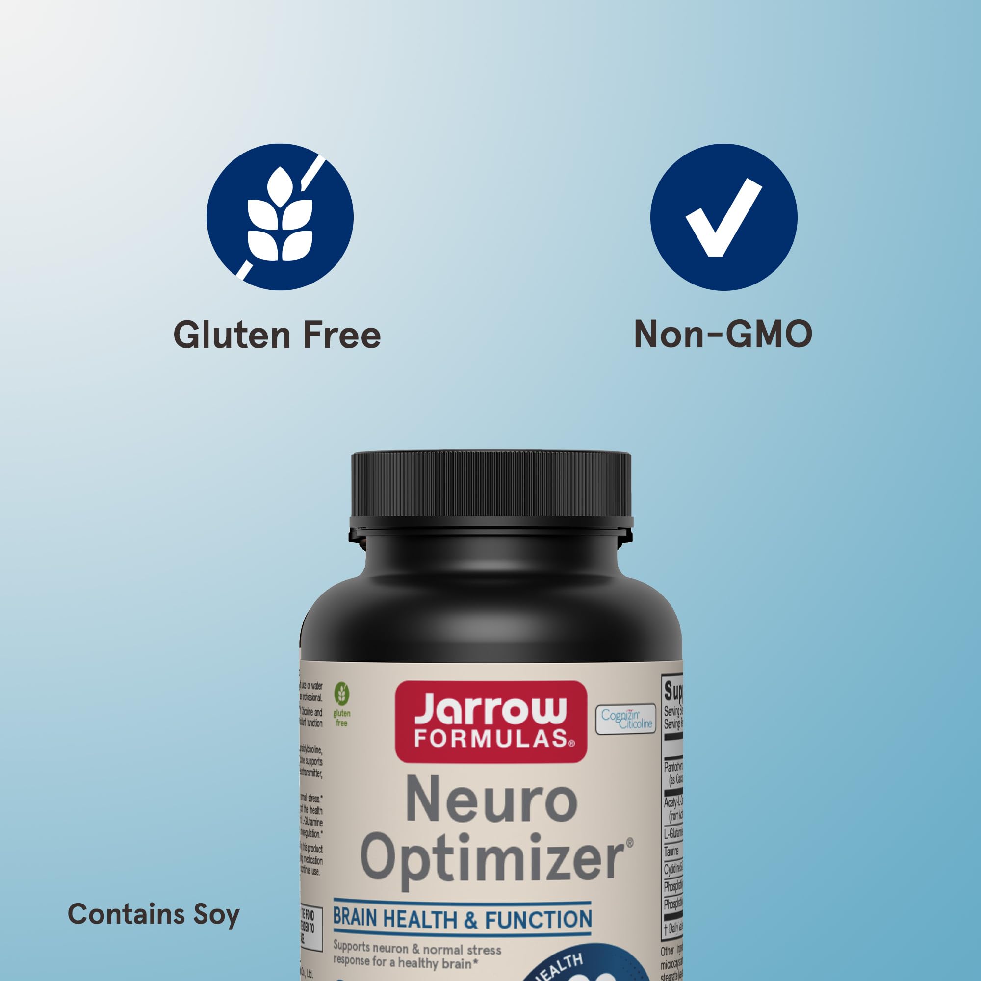 Jarrow Formulas botella en mano para comparar tamaño y dosis diaria