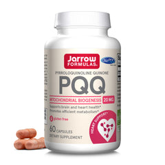 Jarrow Formulas PQQ envase frontal mostrando el diseño y la cantidad