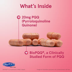 Jarrow Formulas PQQ polvo interior de cápsula que muestra textura pura