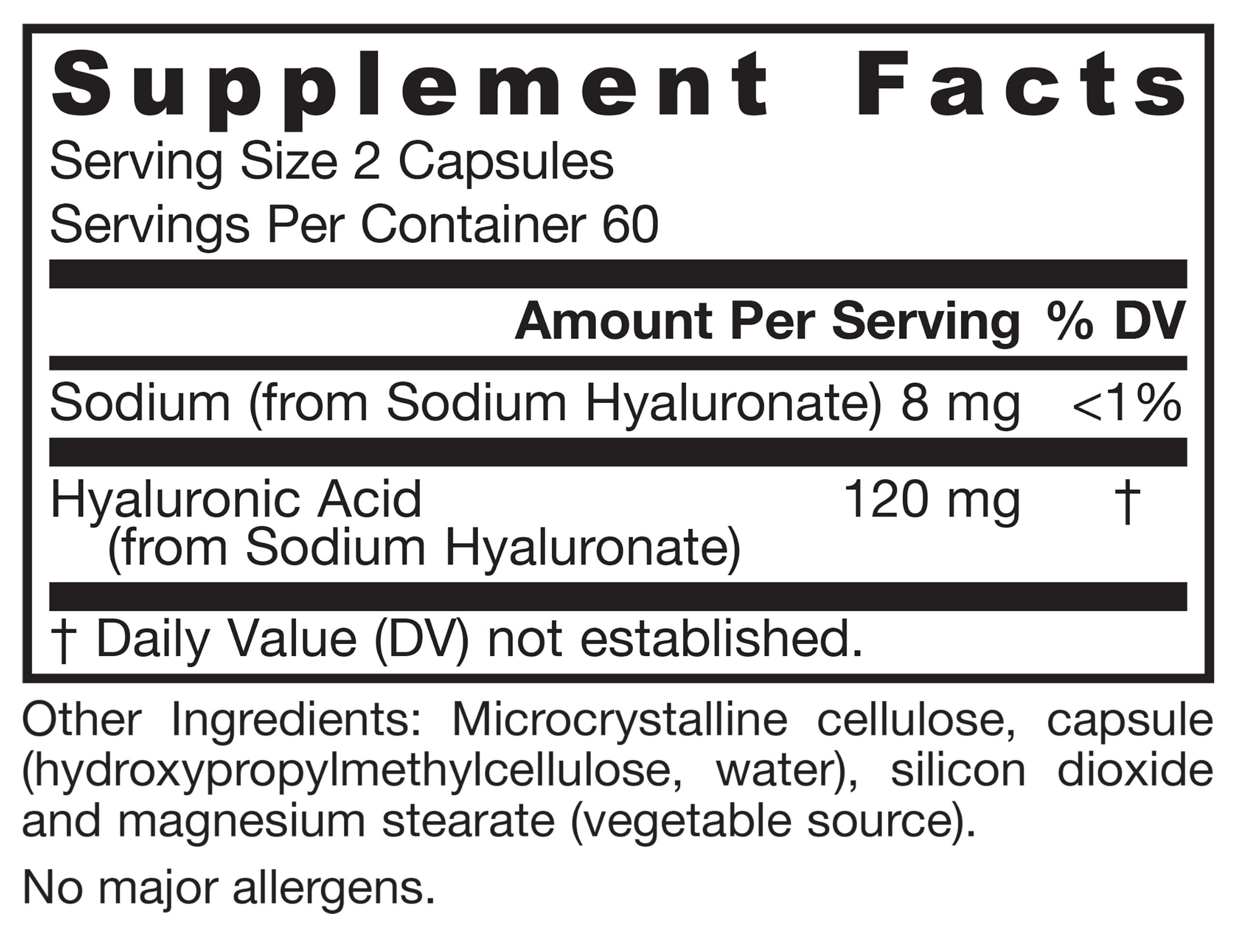Jarrow Formulas presentación con ingredientes clave para claridad sobre origen