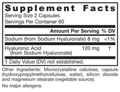 Jarrow Formulas presentación con ingredientes clave para claridad sobre origen