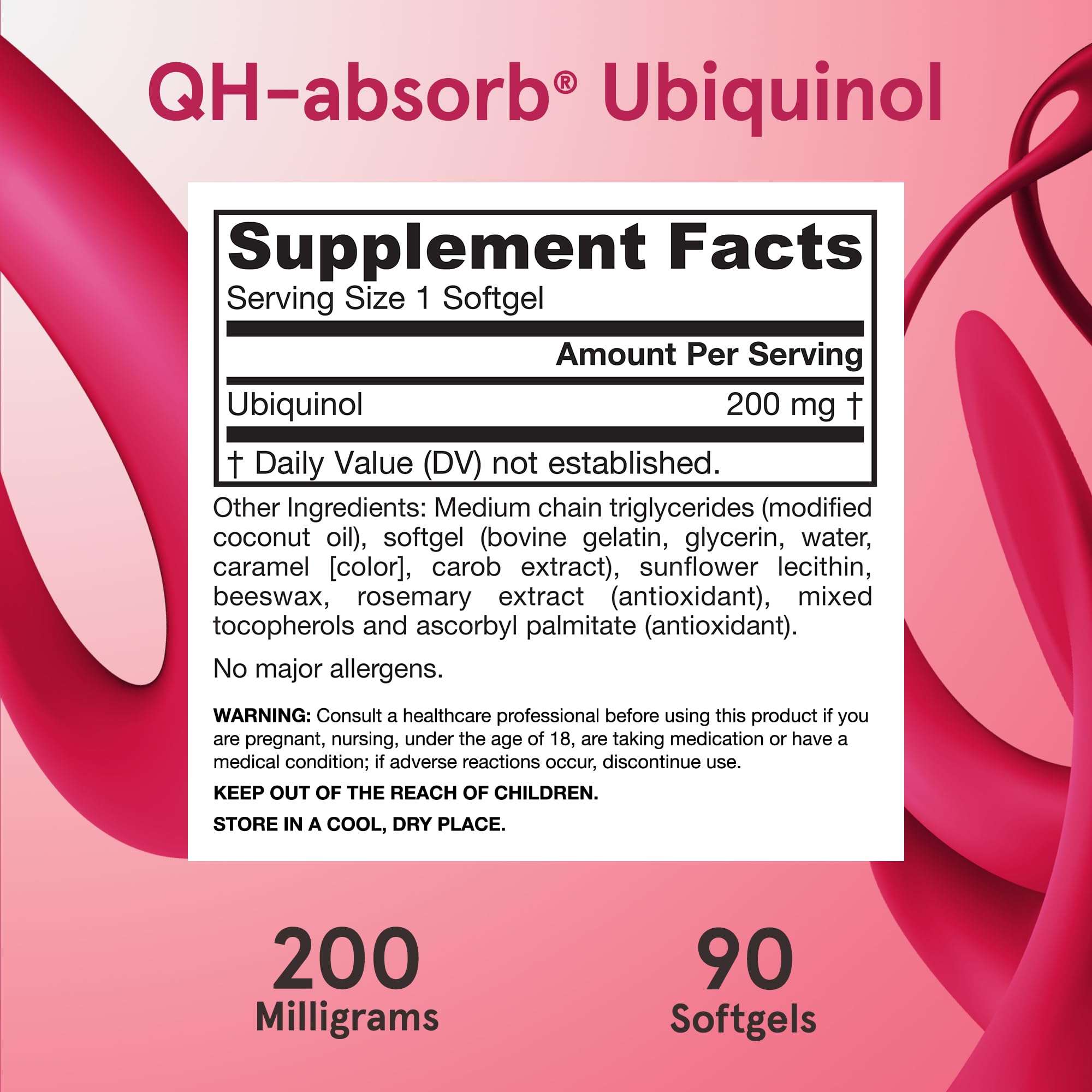 Jarrow Formulas QH-Absorb cápsula junto a comida para mejor absorción digestiva