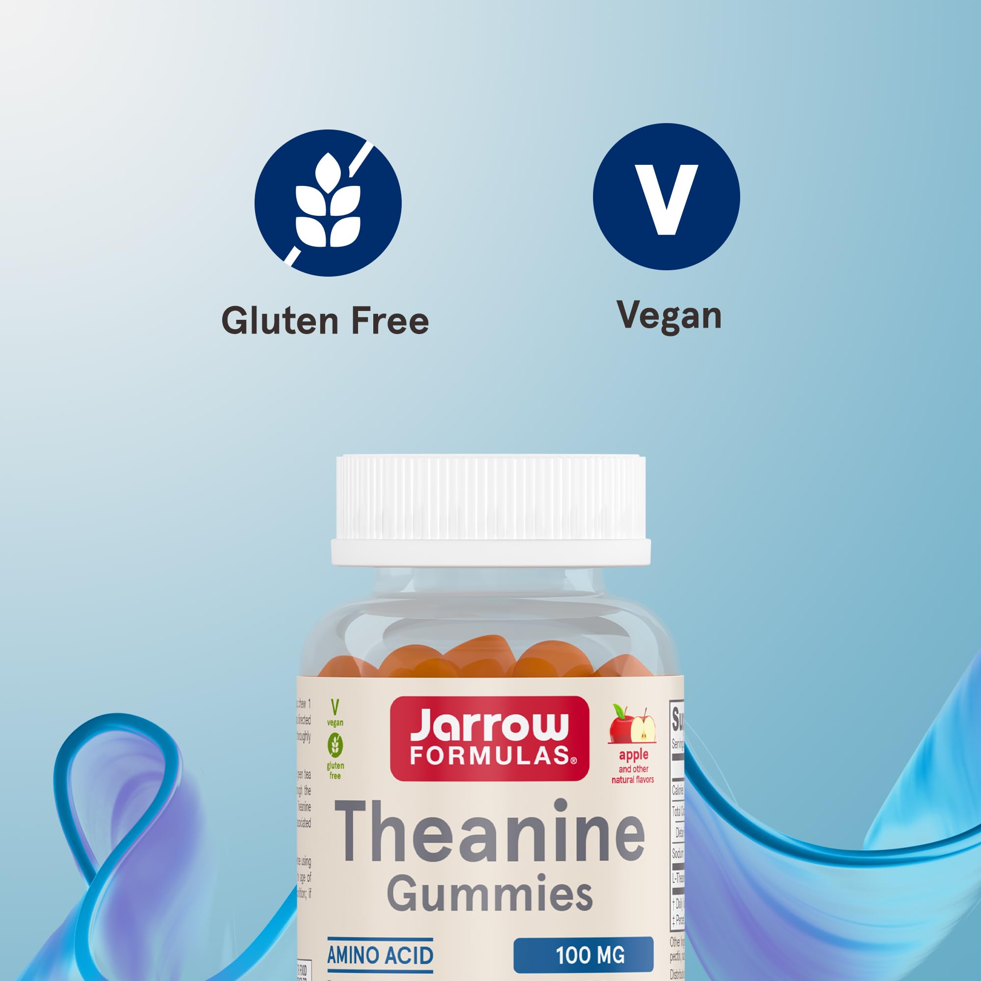 Jarrow Formulas etiqueta con ingredientes y certificaciones visibles