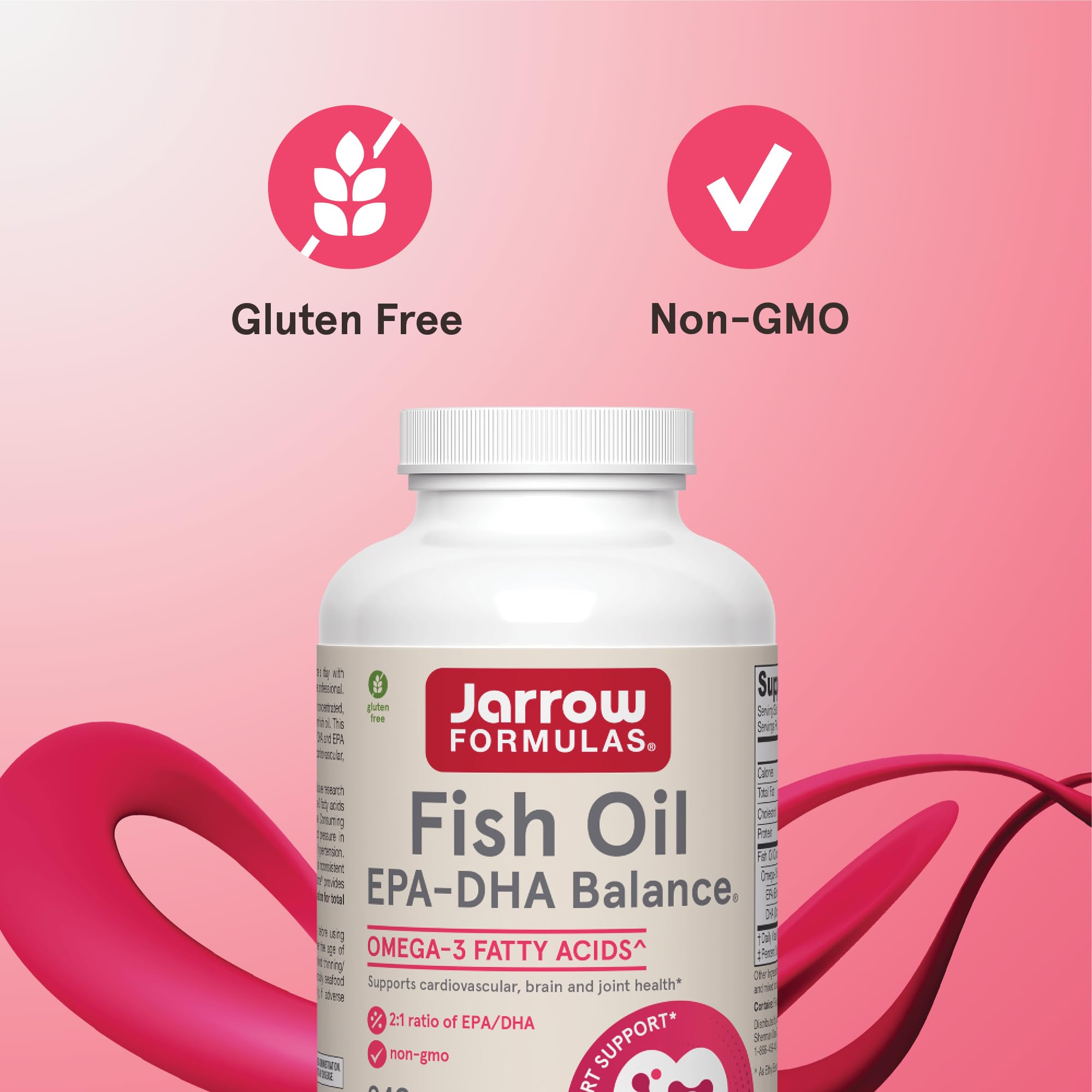 Jarrow Formulas cápsula junto a una moneda para comparar tamaño