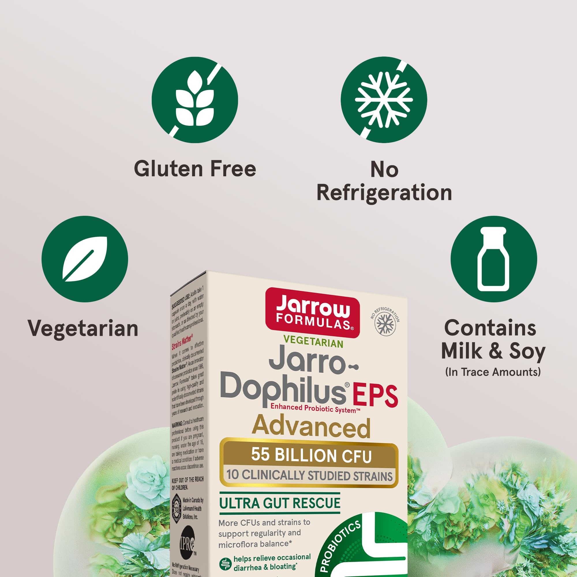Jarrow Formulas detalle del blister que conserva las cápsulas y su estabilidad