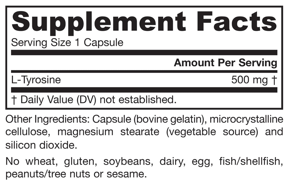 Jarrow Formulas panel nutricional y uso sugerido para referencia rápida