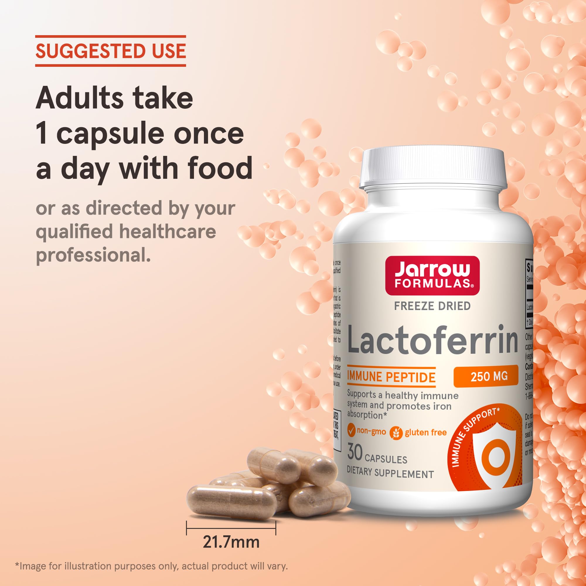 Jarrow Formulas Lactoferrin en cocina mostrando integración en rutina diaria saludable