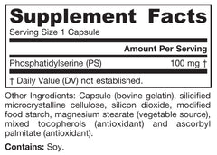 Ingredientes naturales — lecitina de girasol destacada en Jarrow PS100