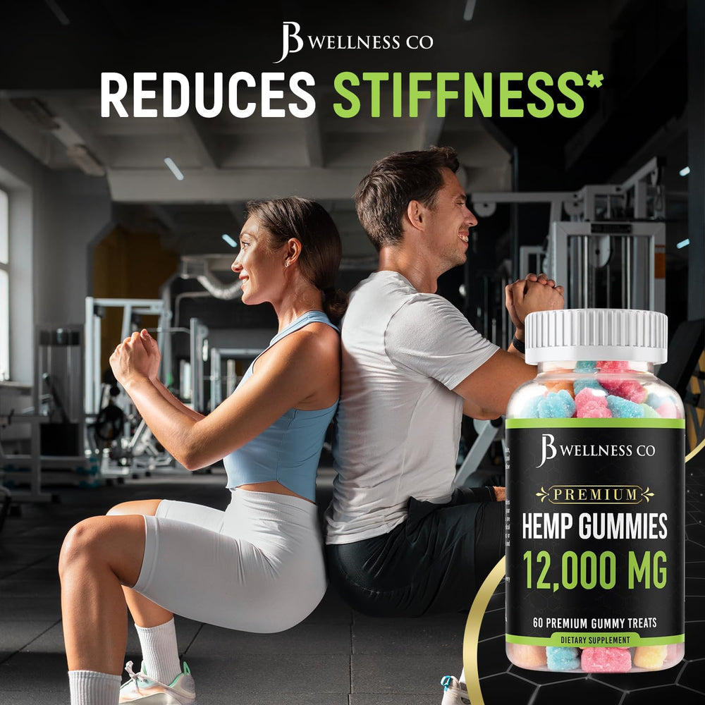 JB Wellness Co gominola en close-up destacando sabor frutal apetecible