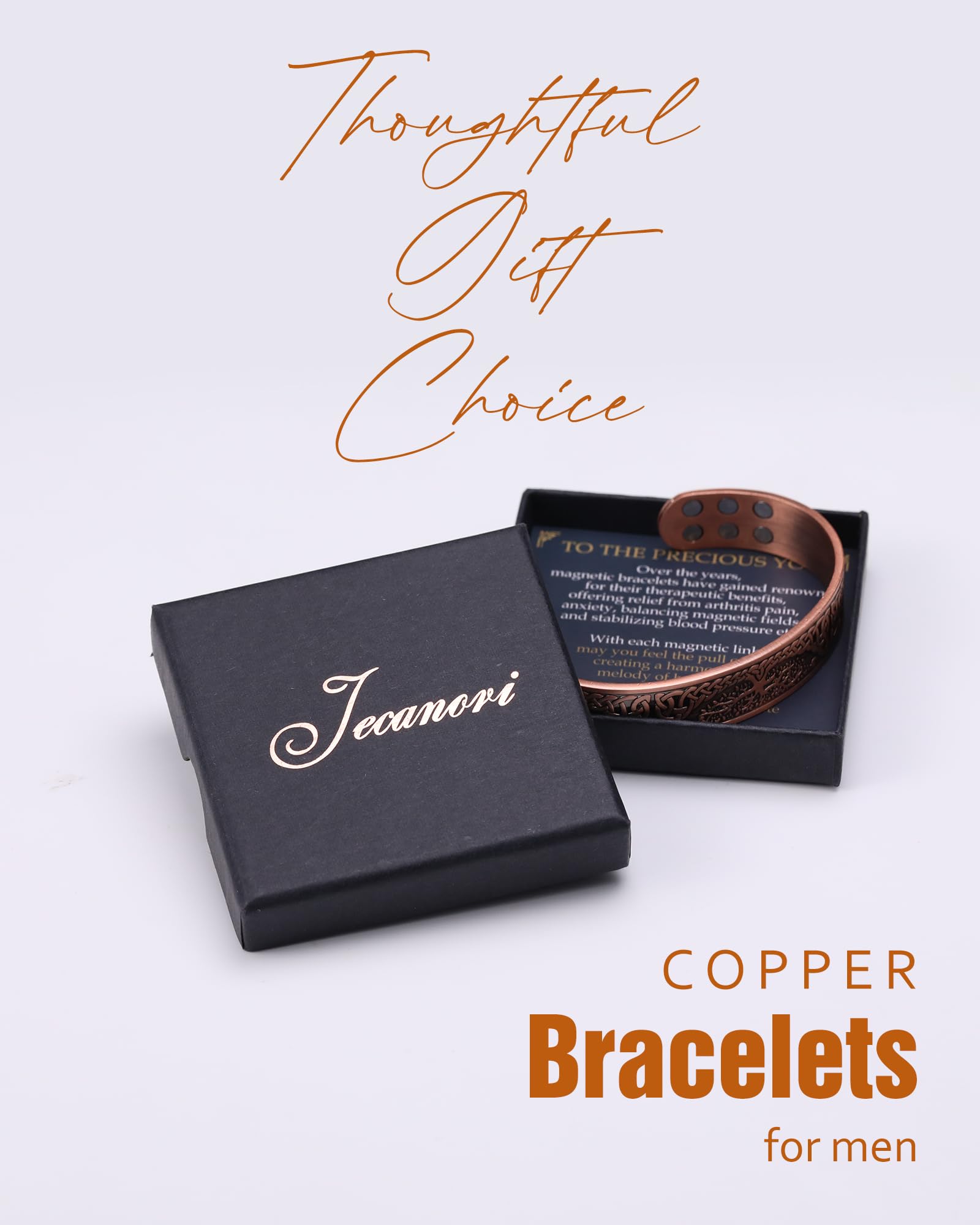 Jecanori pulsera en estuche lista para regalo y presentación premium