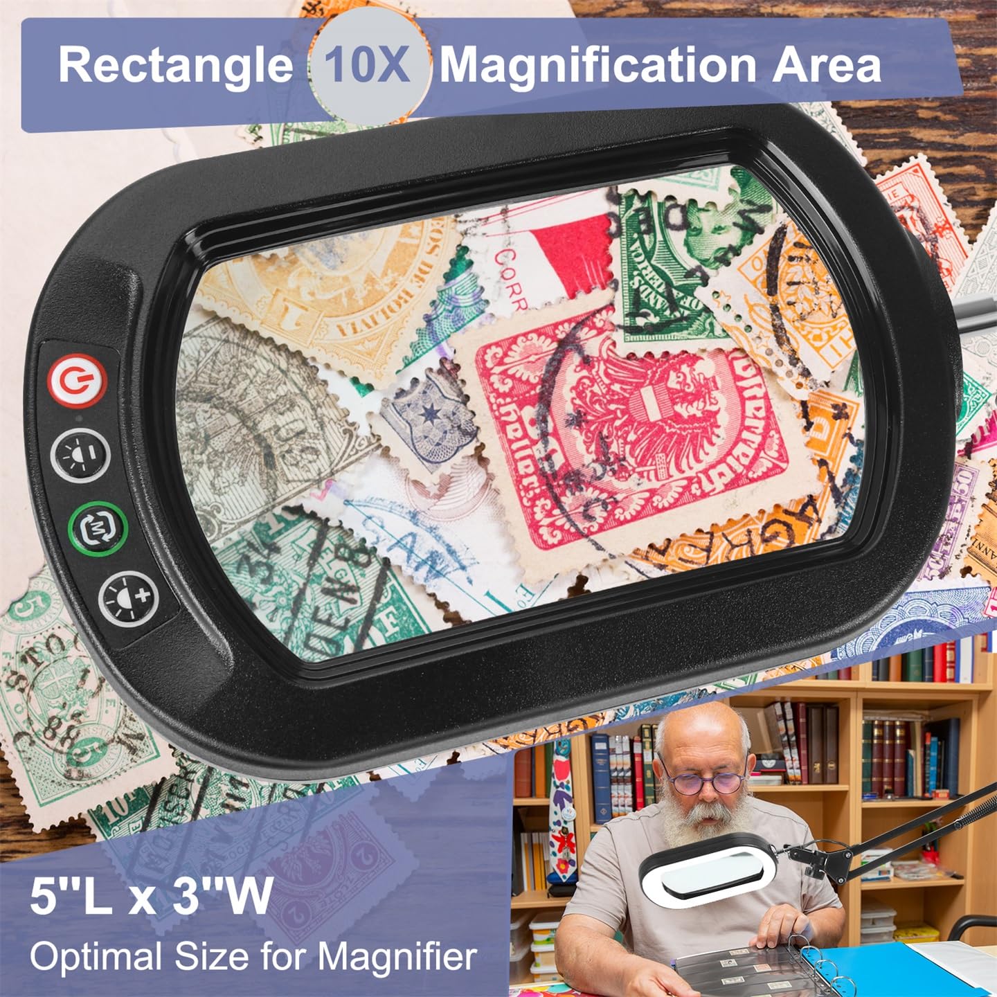 Jeedefi brazo articulado con muelles resistentes para posicionamiento estable