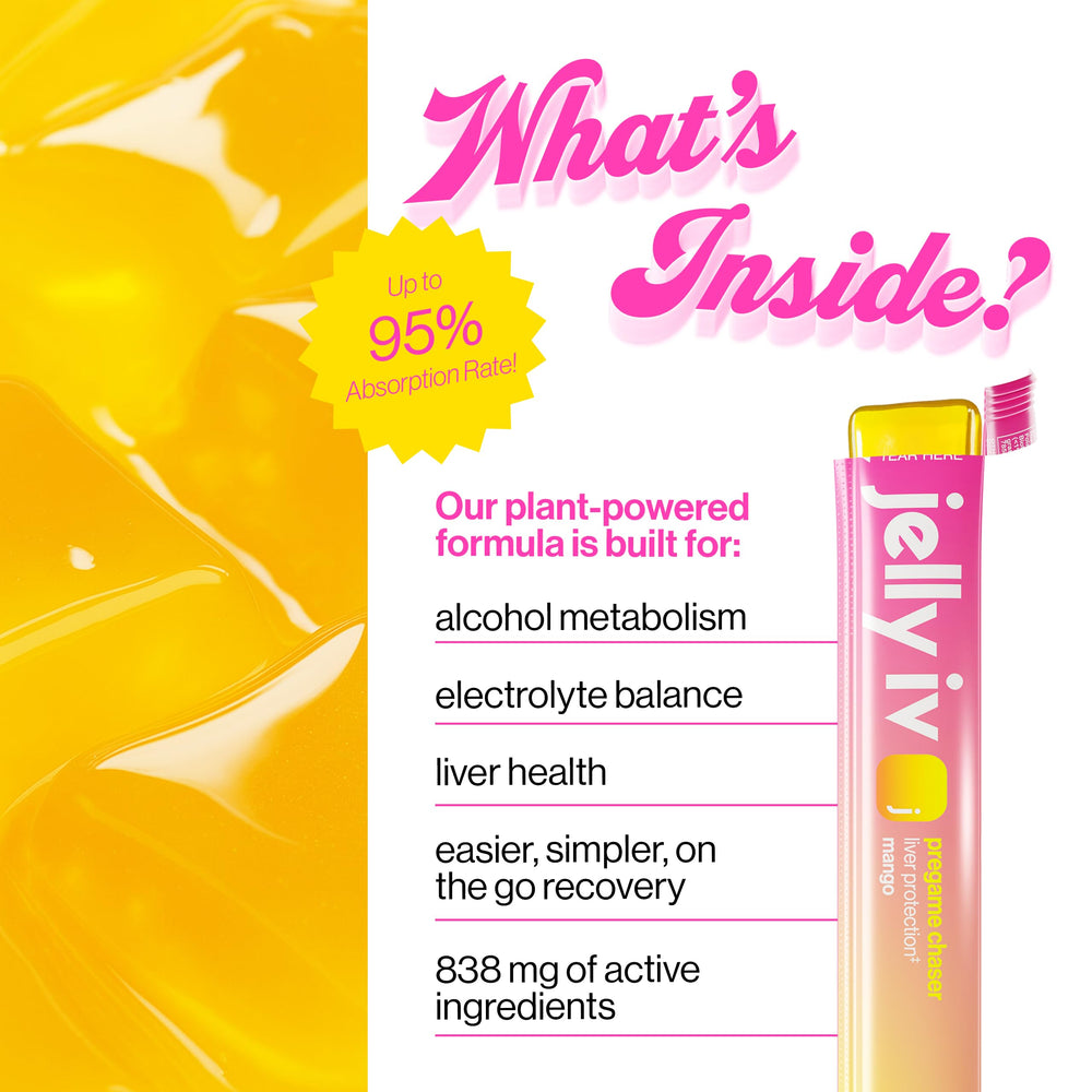 Jelly IV on-the-go use demonstrates portable, convenient hydration.