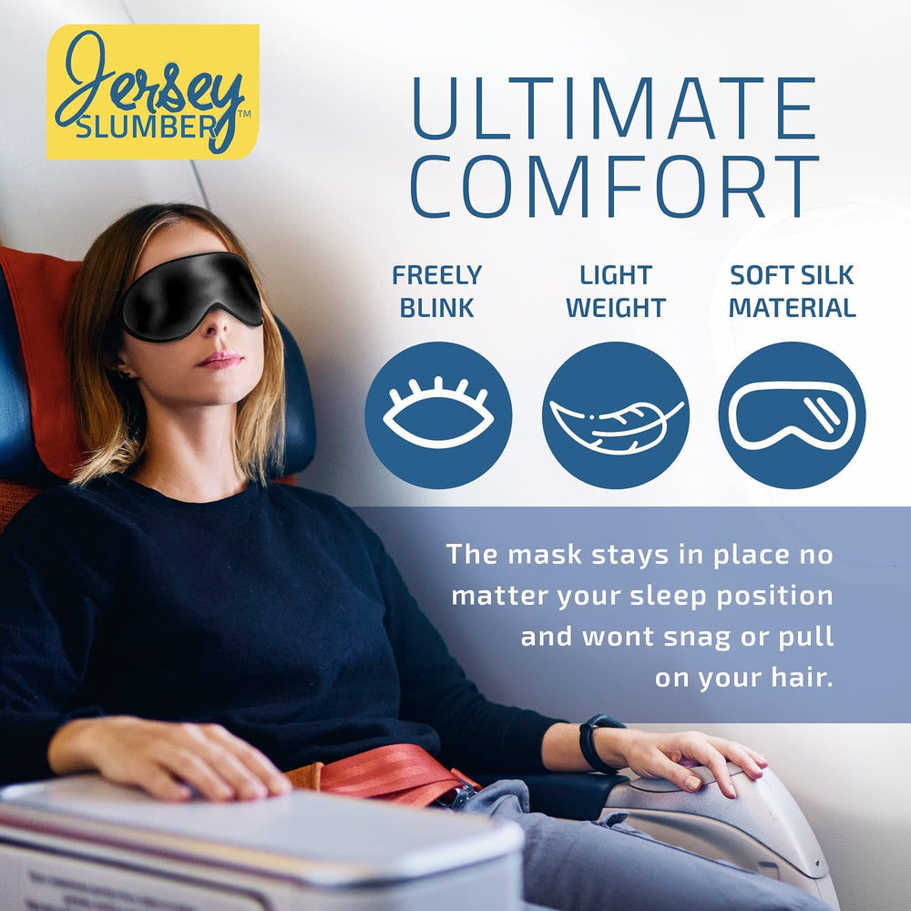 Jersey Slumber perfil contorneado que evita presión sobre las pestañas