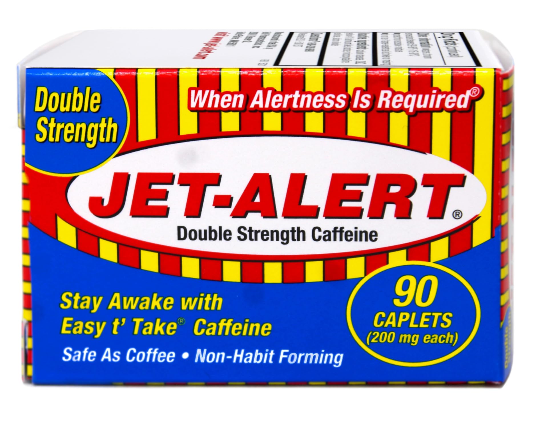 Jet-Alert caplet en primer plano detallando forma y beneficio rápido