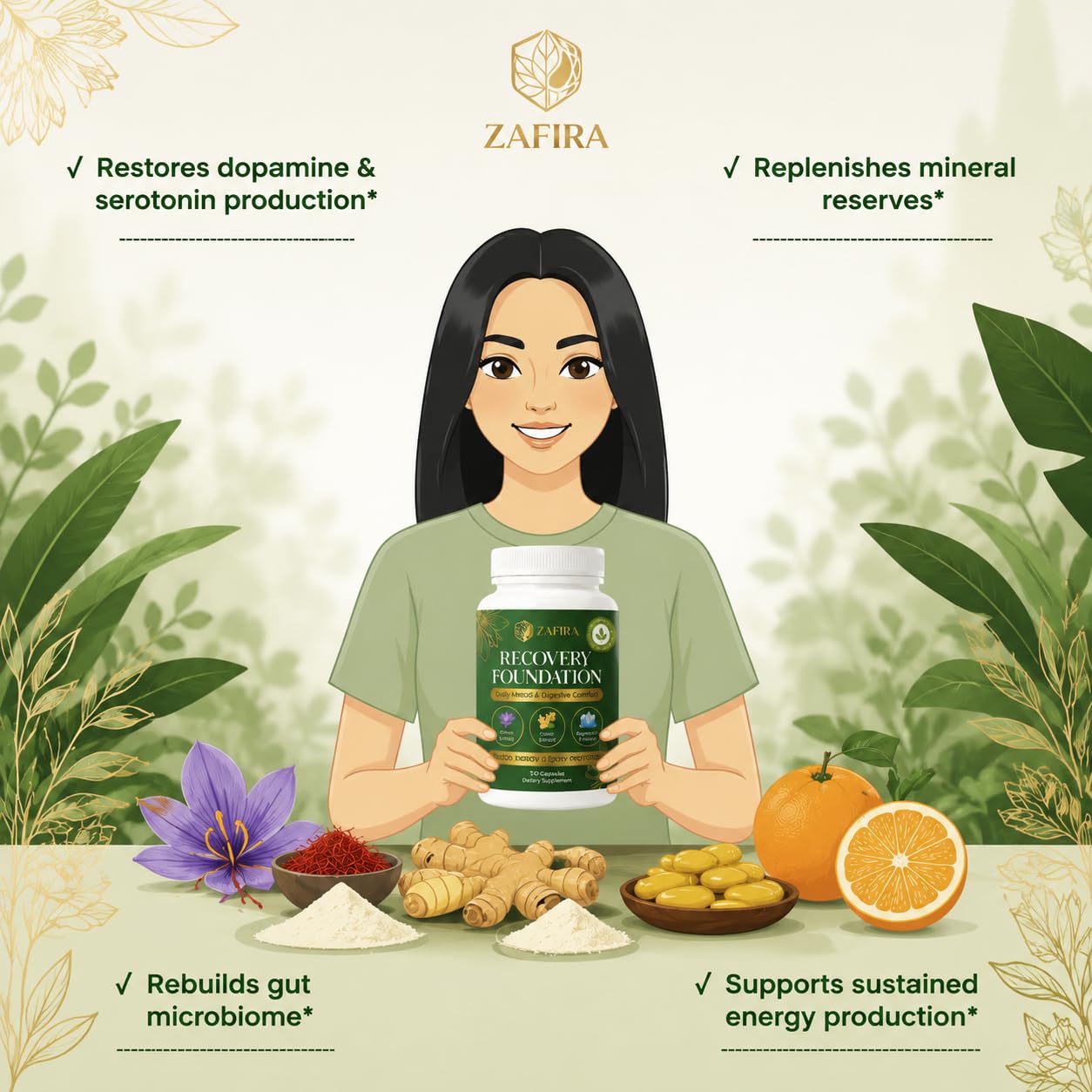 JetFlux detalle de etiqueta con lista de ingredientes clave clara