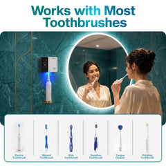 JetFresh pantalla LED con reloj visible, control conveniente