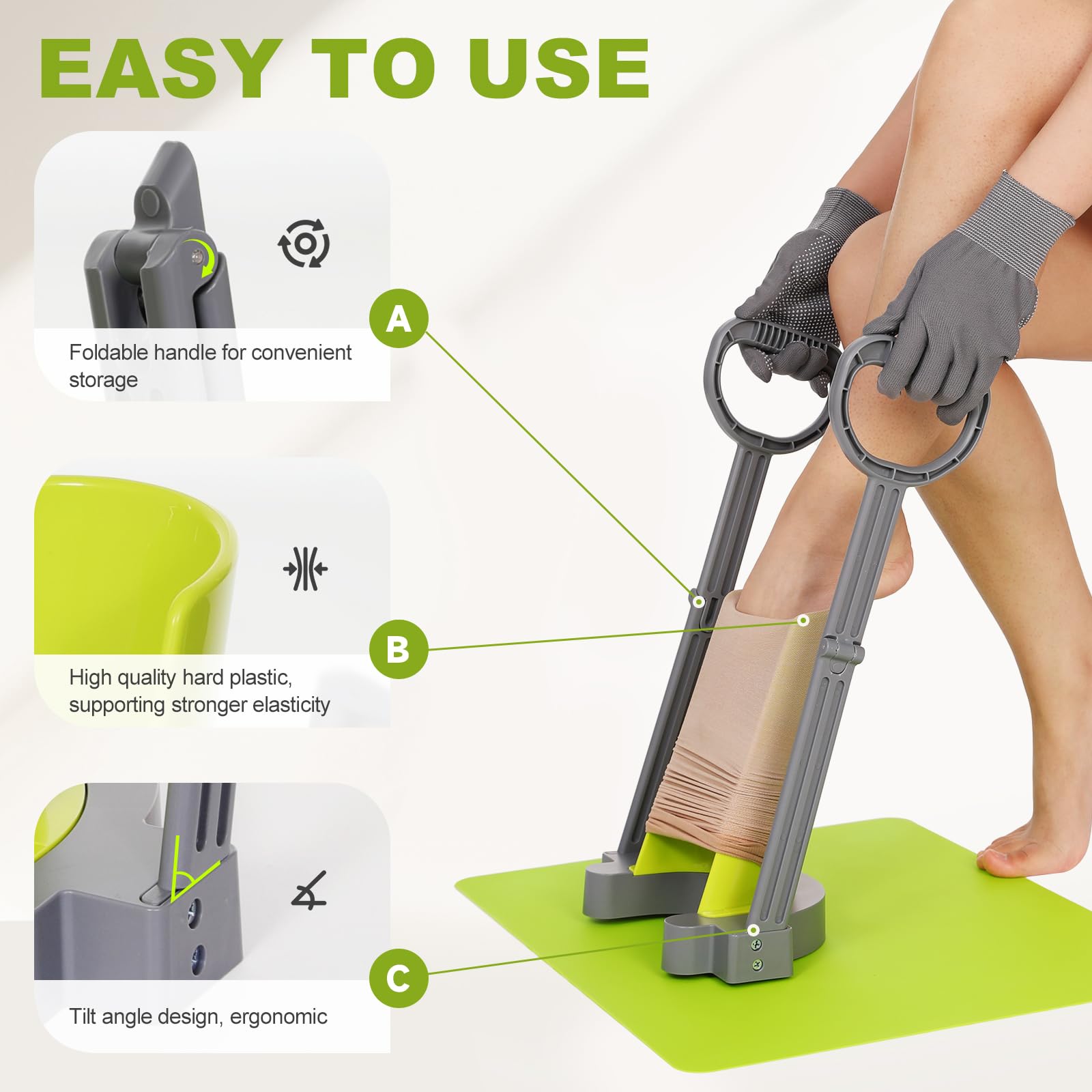 JFMkaer detalle del mango ergonómico para agarre cómodo y control