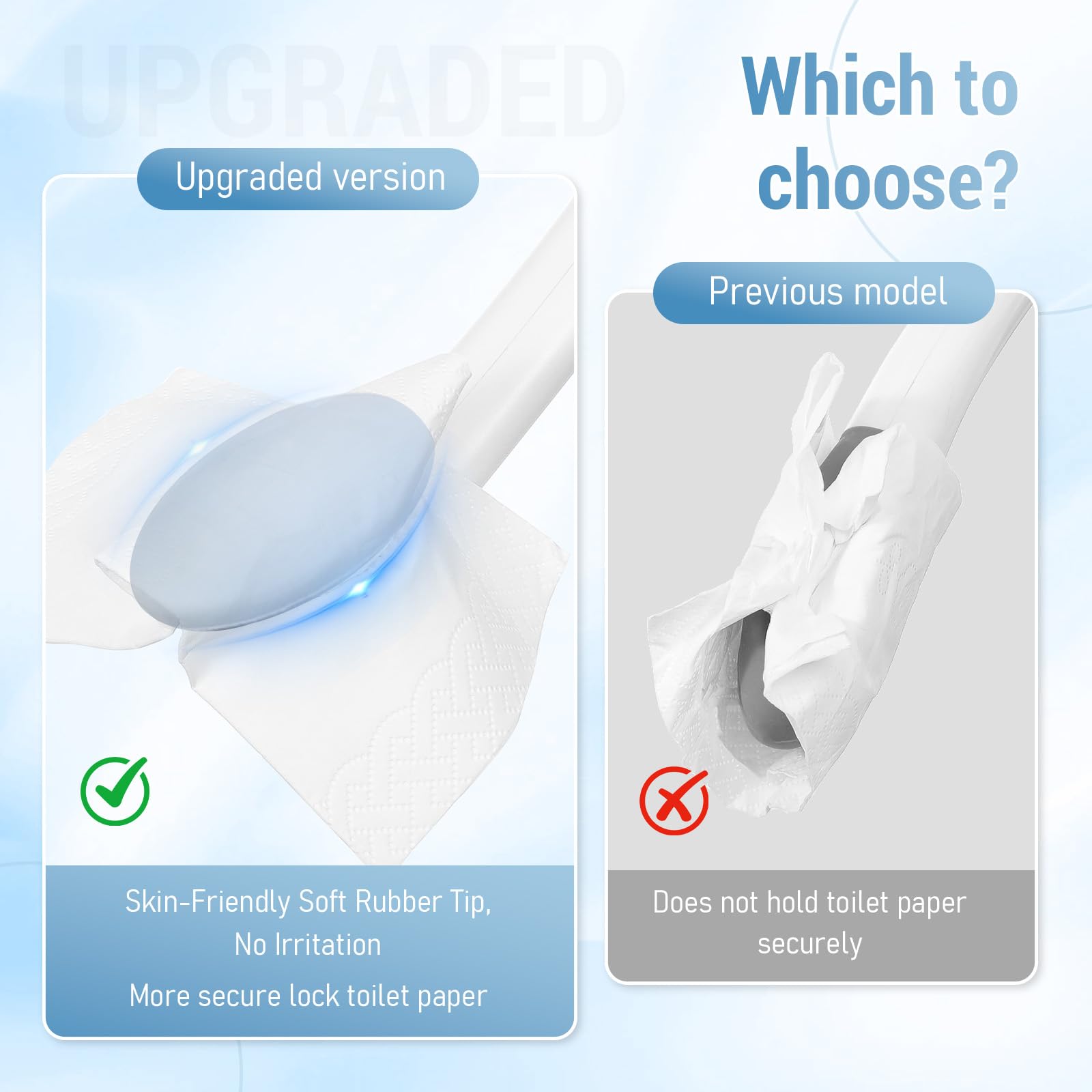 JFMkaer uso en baño simulado mostrando facilidad para personas con movilidad limitada