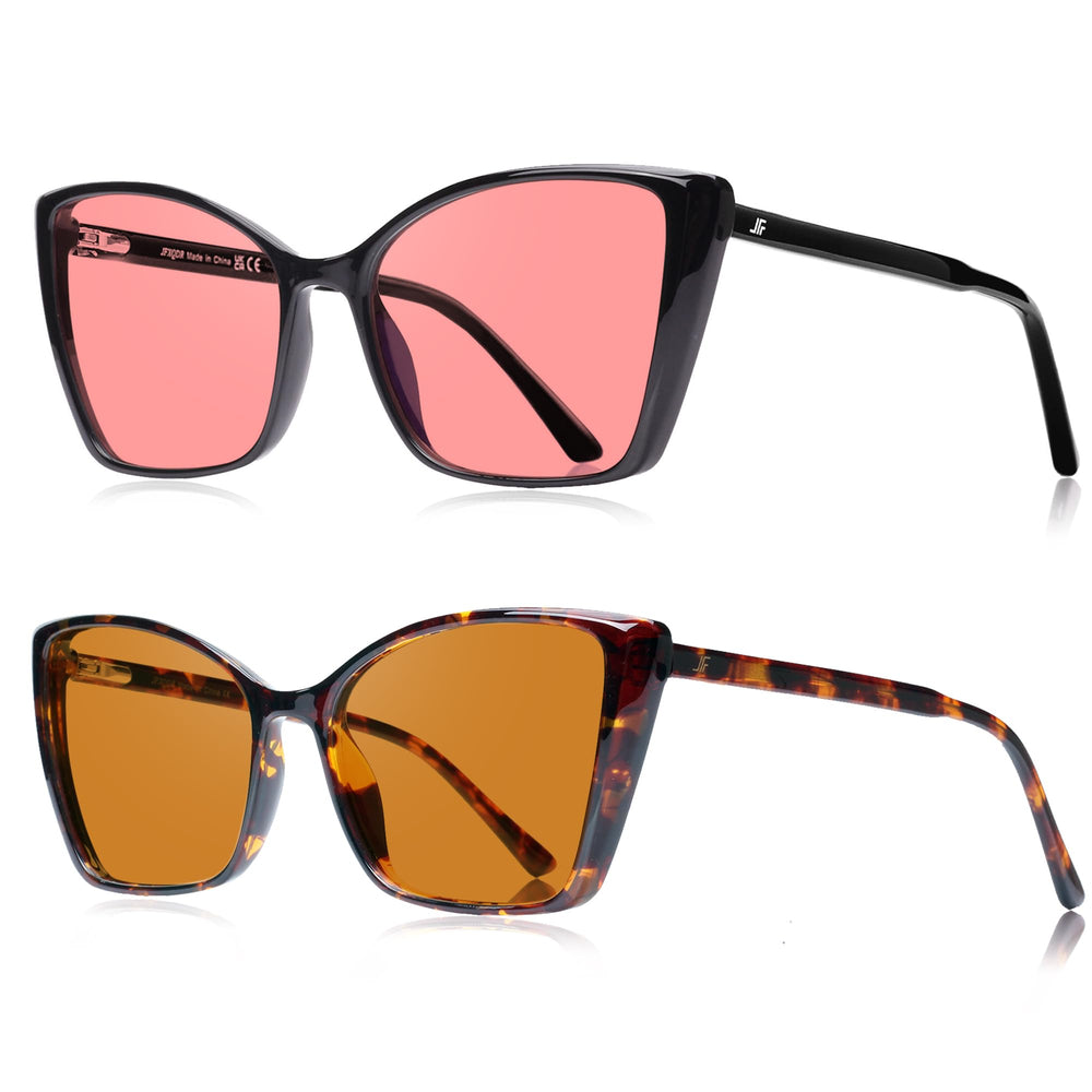 JFXQDR frontal pack dos gafas mostrando estilos y protección