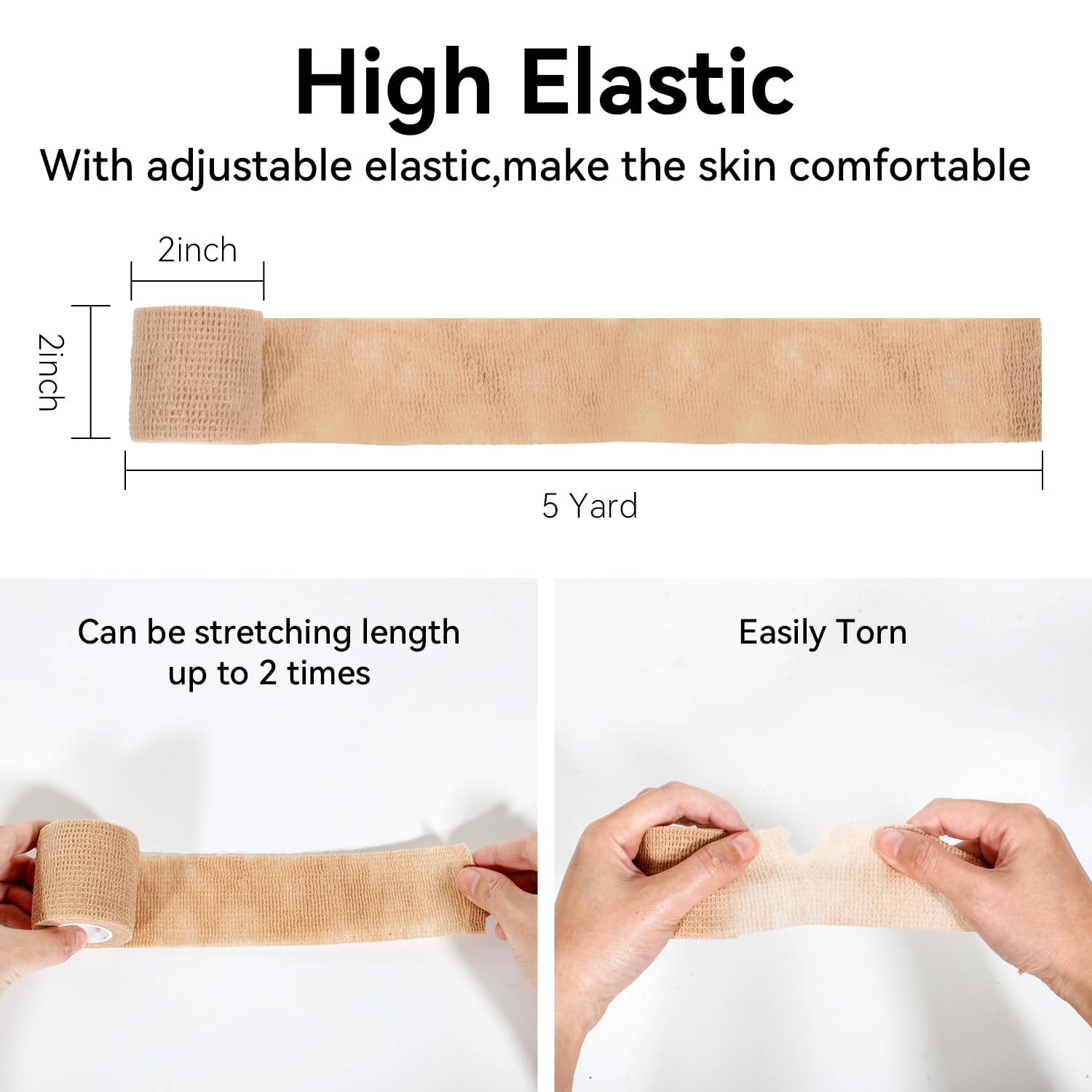 JHGIC venda aplicada en muñeca proporcionando soporte cómodo y seguro