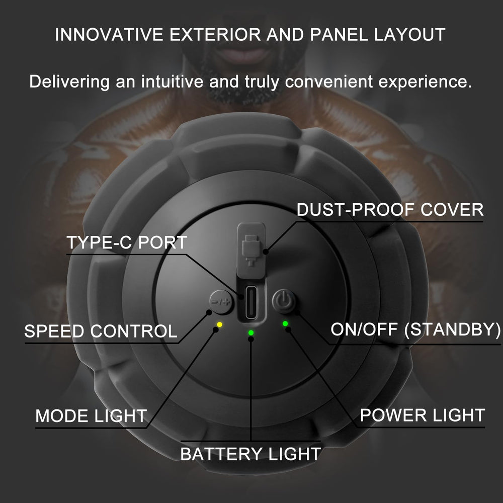JIEJUNJIE detalle del botón y modos de vibración para control de intensidad
