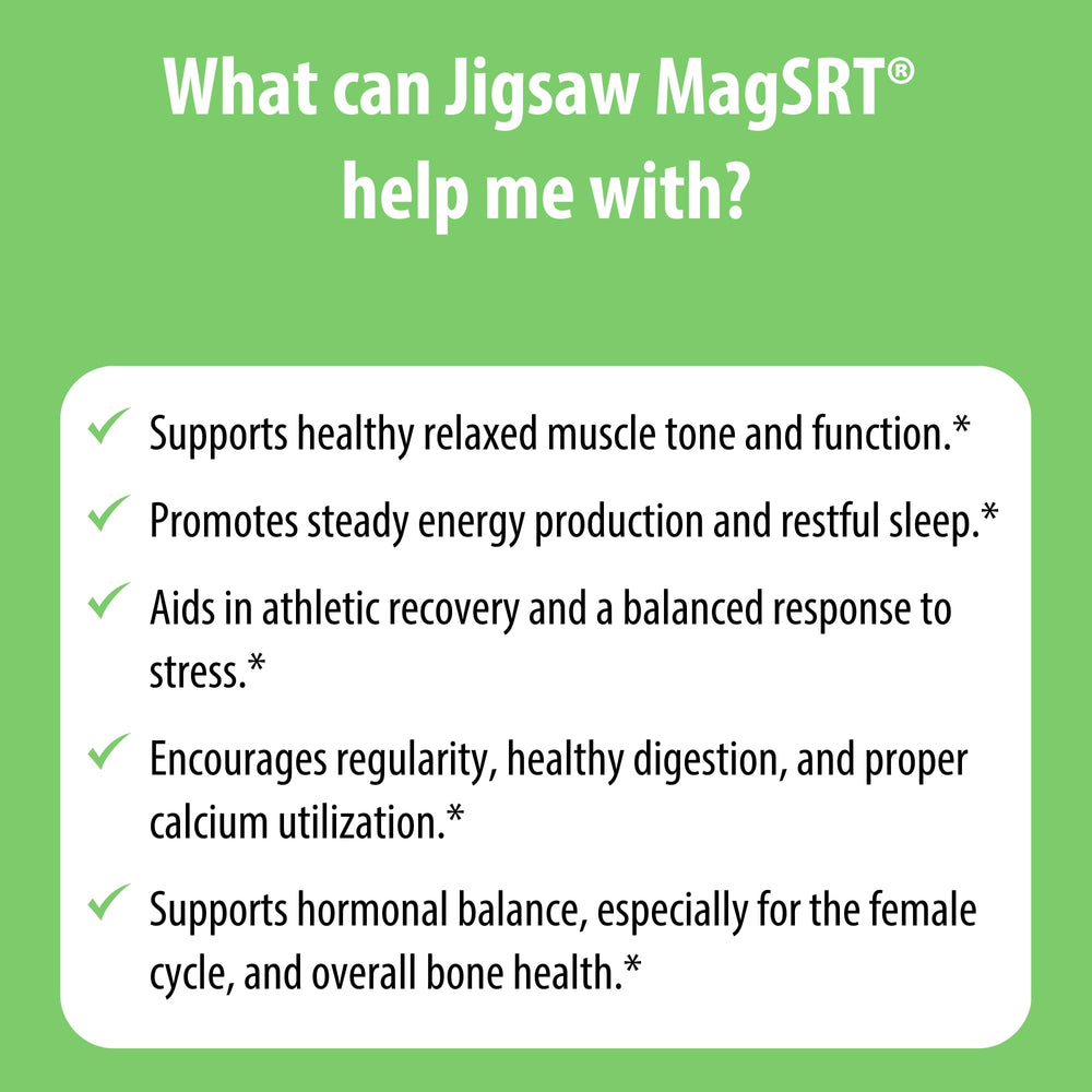 Jigsaw Health envase abierto con pastillas mostrando cantidad y presentación