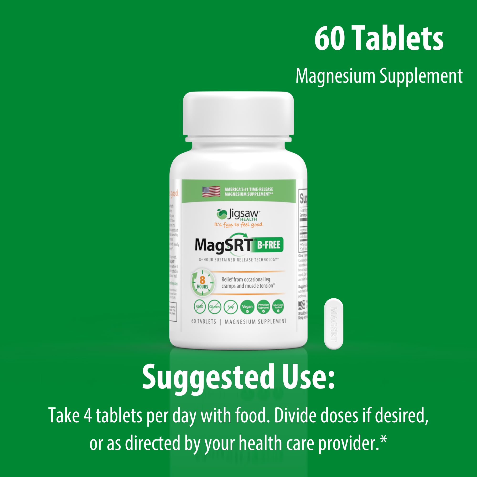 Jigsaw Health frasco en mesa junto a elementos de bienestar y rutina diaria