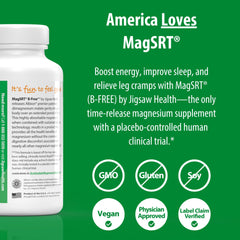 Jigsaw Health MagSRT etiqueta nutricional enfocada para ver ingredientes y dosificación