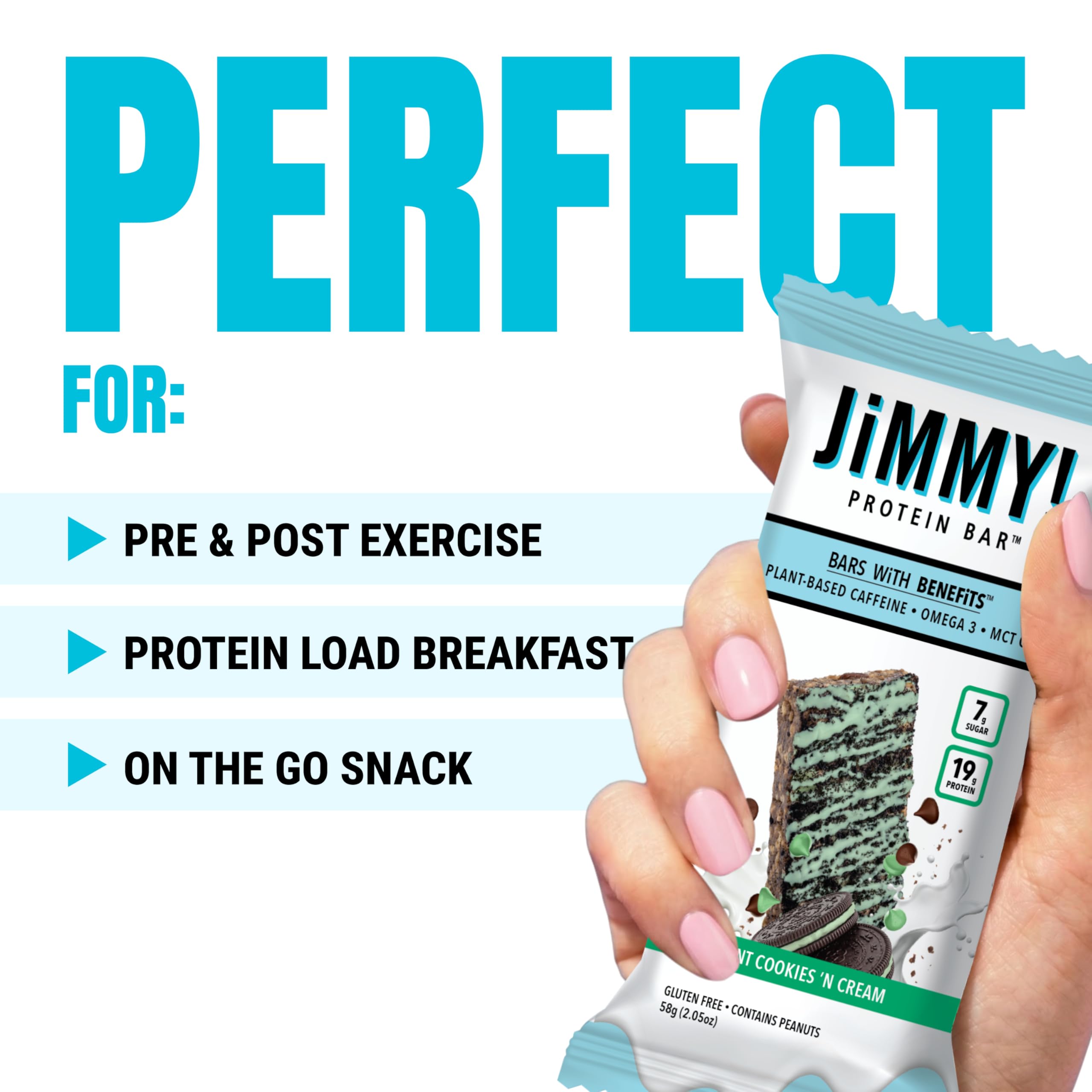 JIMMYBAR snack en entrenamiento aporte proteico y energía rápida