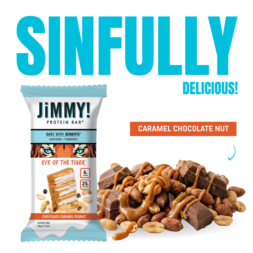 JiMMYBAR barrita en mano antes de entrenar aporta energía práctica y portátil