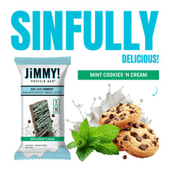 JIMMYBAR mantequilla de cacahuete real ingrediente nutritivo visible