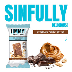 JIMMYBAR cacahuates reales como primer ingrediente para sabor auténtico