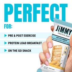 JiMMYBAR ingredientes con mantequilla de cacahuete real y calidad