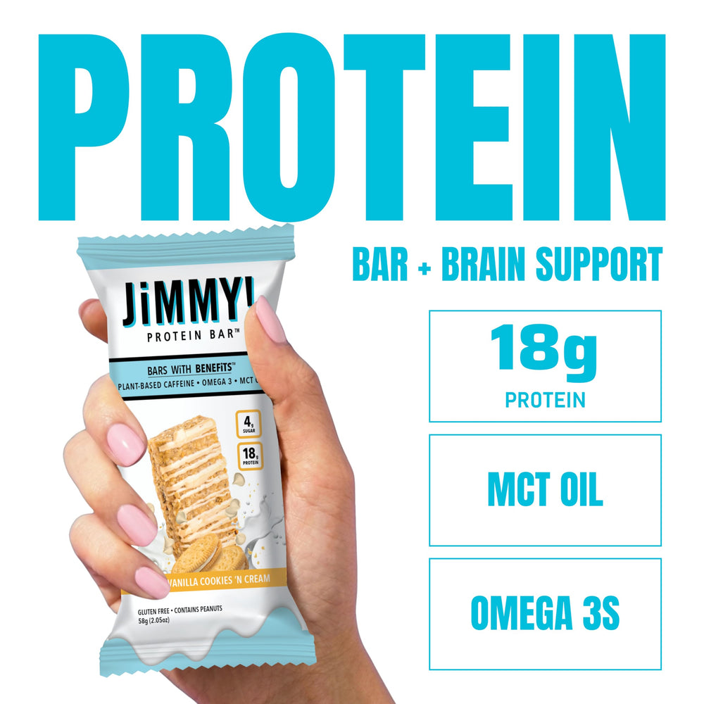 JiMMYBAR corte interno que revela textura suave y crujiente
