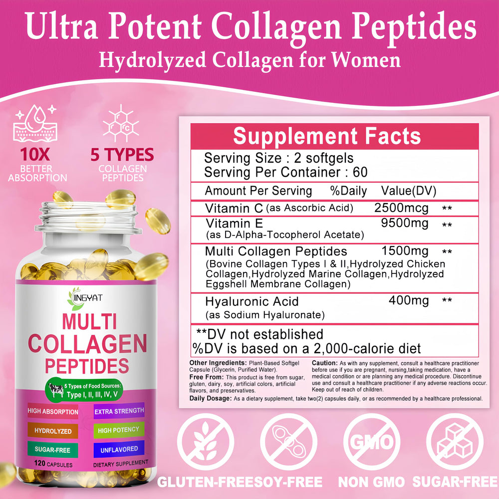 JINGYAT etiqueta nutricional para mostrar ingredientes y formato limpio