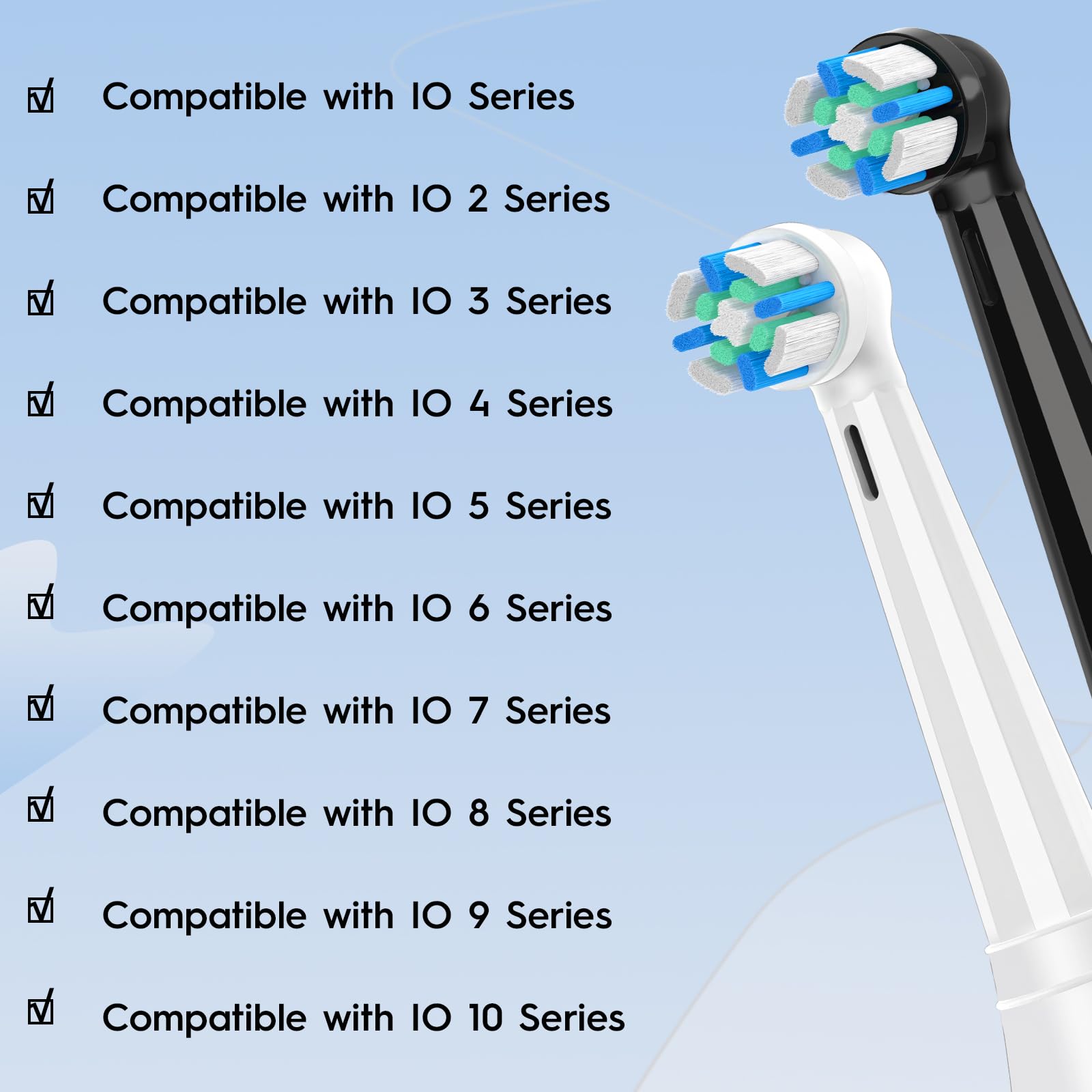 JINKOSZEL detalle de cerdas triple longitud para limpieza profunda