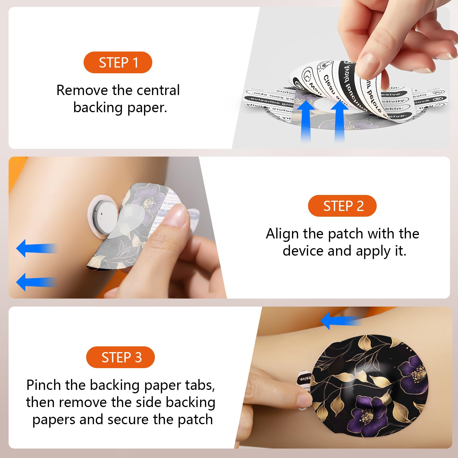 Jinyu-Sega comparación de tamaño con sensor Dexcom G7, ajuste preciso