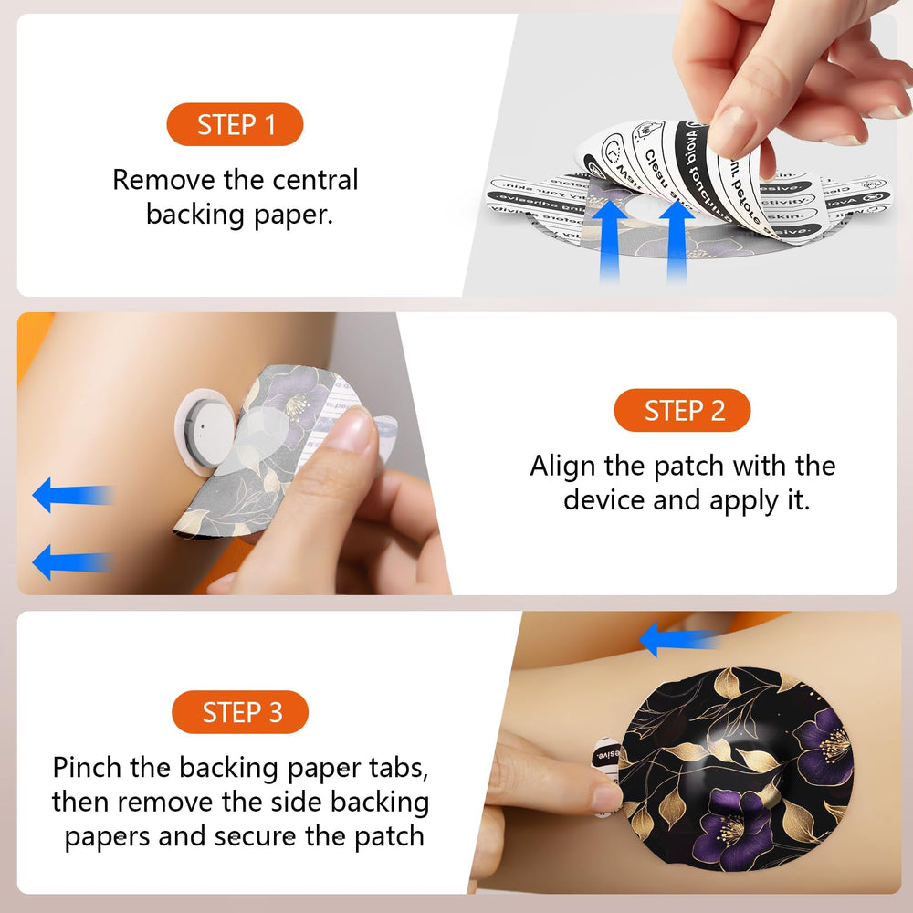 Jinyu-Sega comparación de tamaño con sensor Dexcom G7, ajuste preciso