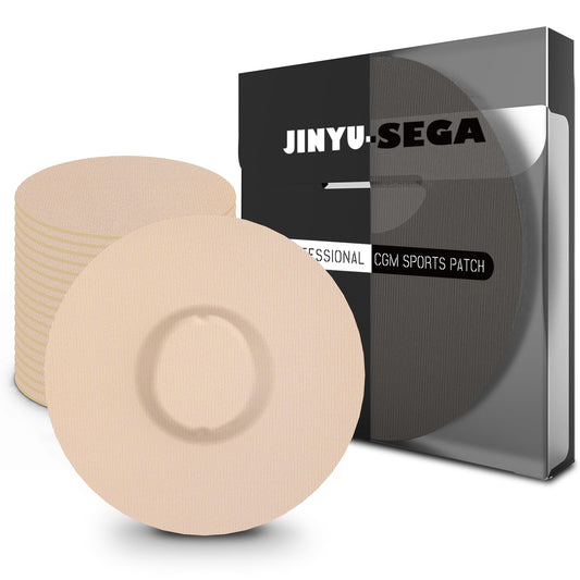 Jinyu-Sega empaque frontal mostrando 20 parches y beneficio de protección