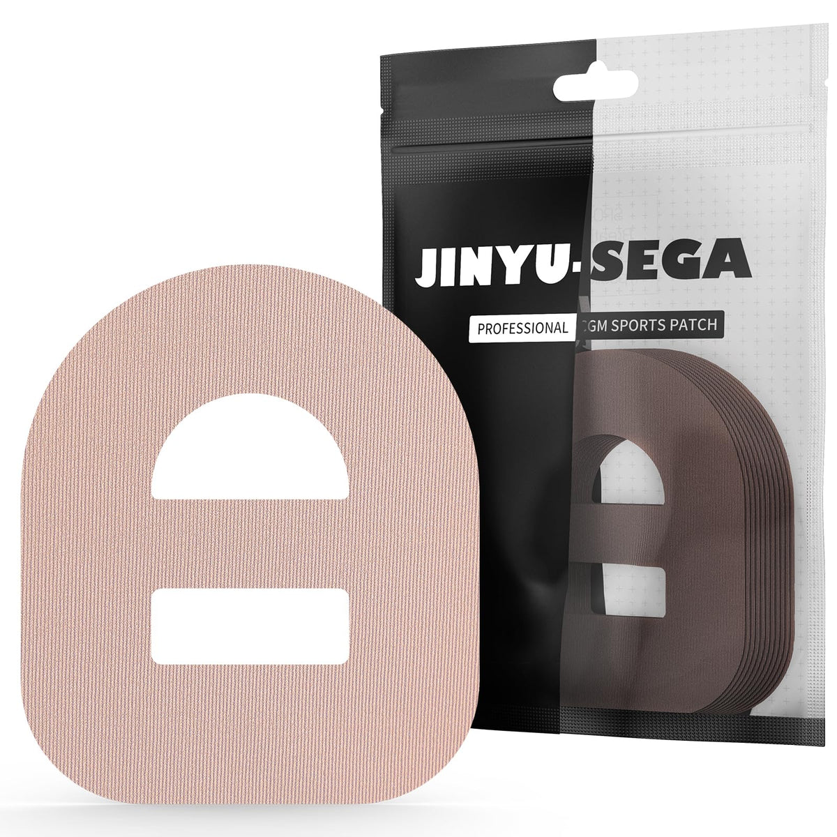 Jinyu-Sega empaque frontal mostrando 30 parches, protección prolongada
