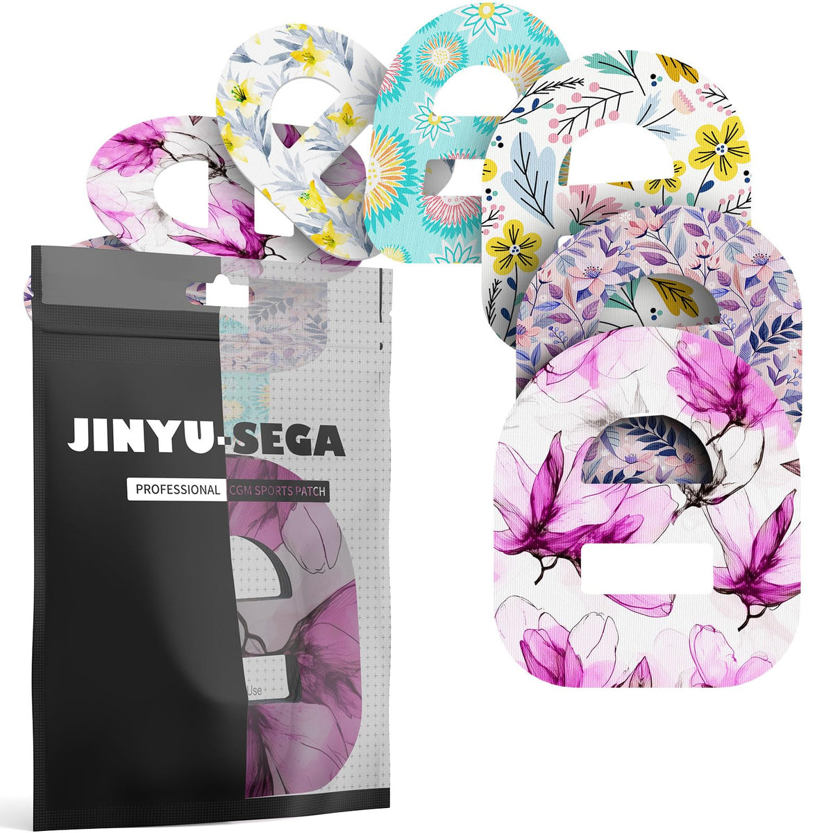 Jinyu-Sega frontal del empaque mostrando caja de 20 parches, protección prolongada