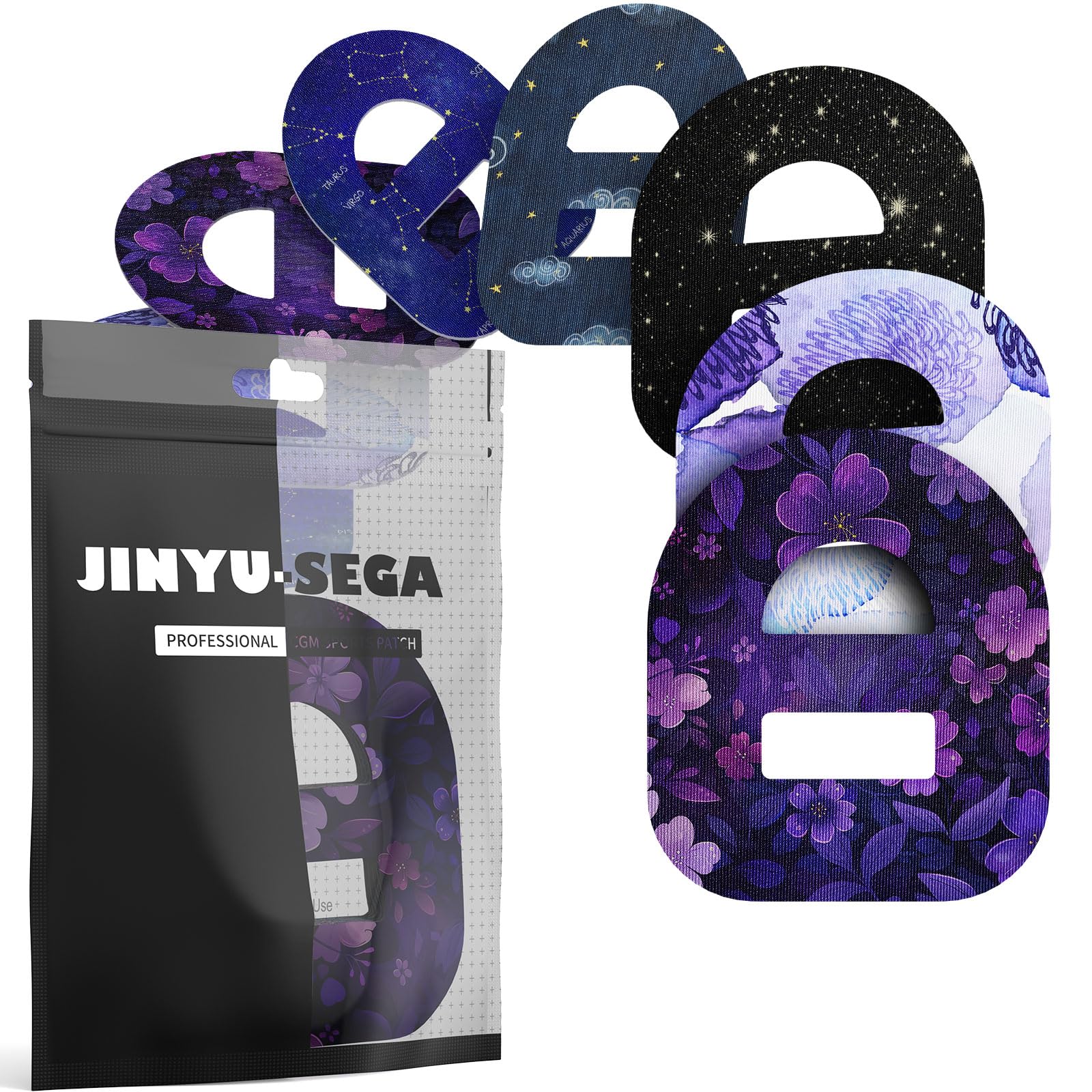 Jinyu-Sega empaque frontal mostrando 20 parches y beneficio de protección prolongada