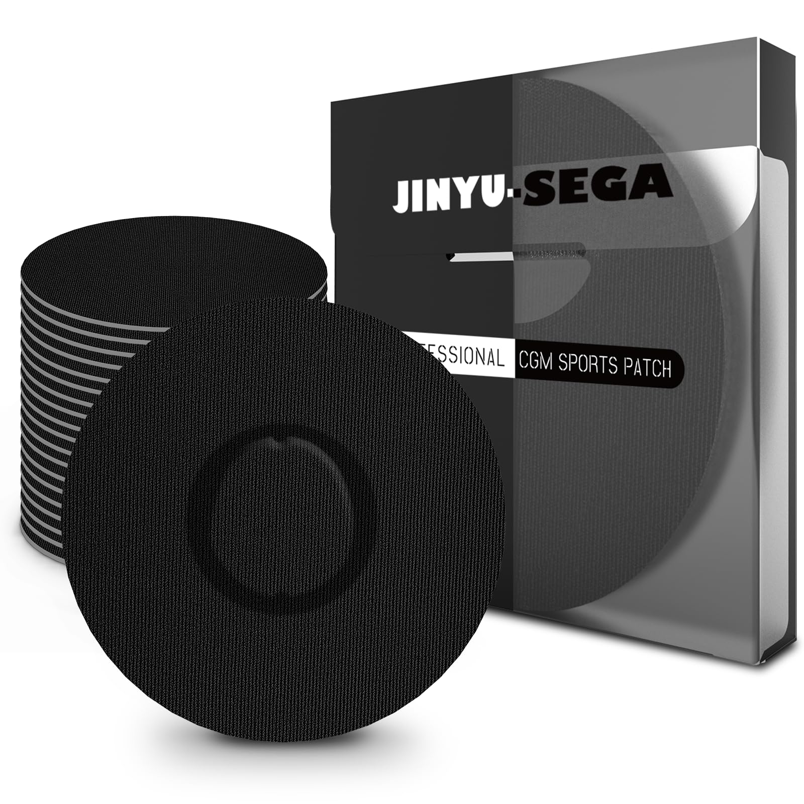 Jinyu-Sega vista frontal del paquete mostrando 20 parches, seguridad prolongada